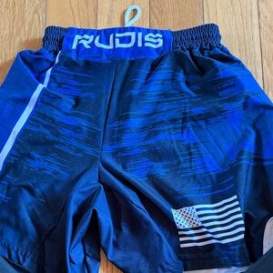 Kids Blue Athletic Shorts